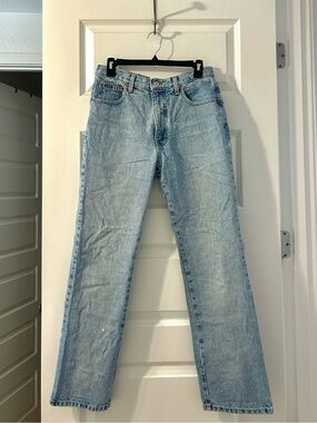 Express Bleus Light Blue Vintage Women's Boot Cut Jeans Size 7/8R